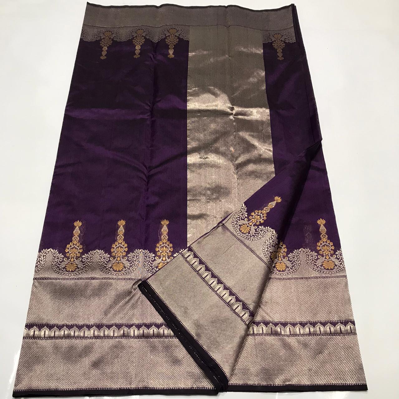 Samantha Style Banebar Chanderi Handloom Saree