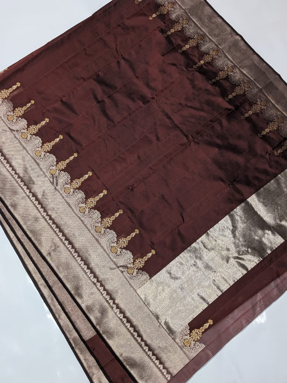 Samantha Style Banebar Chanderi Handloom Saree