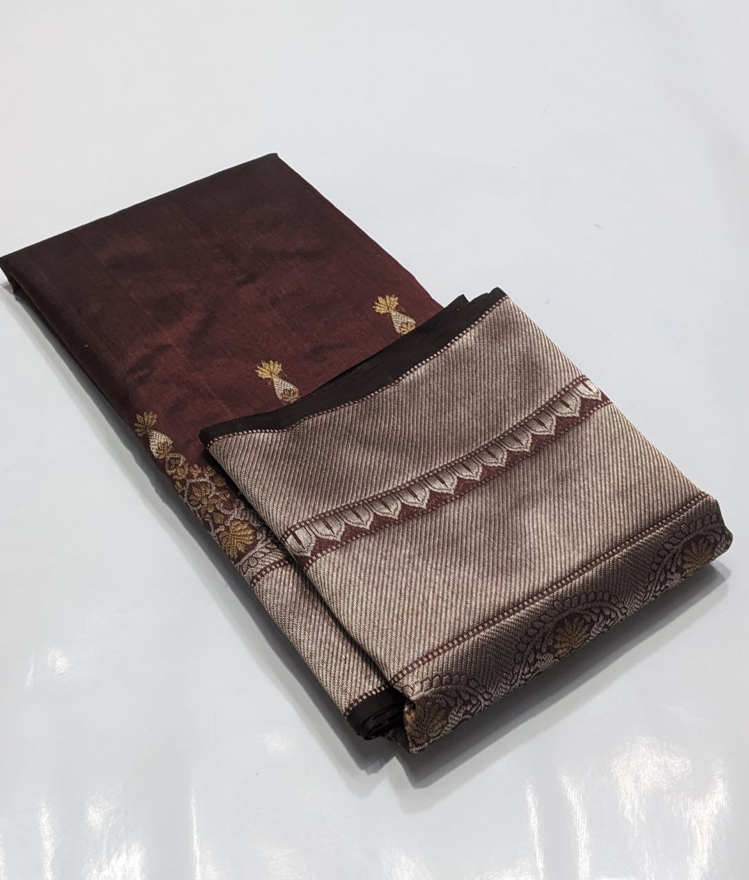 Samantha Style Banebar Chanderi Handloom Saree