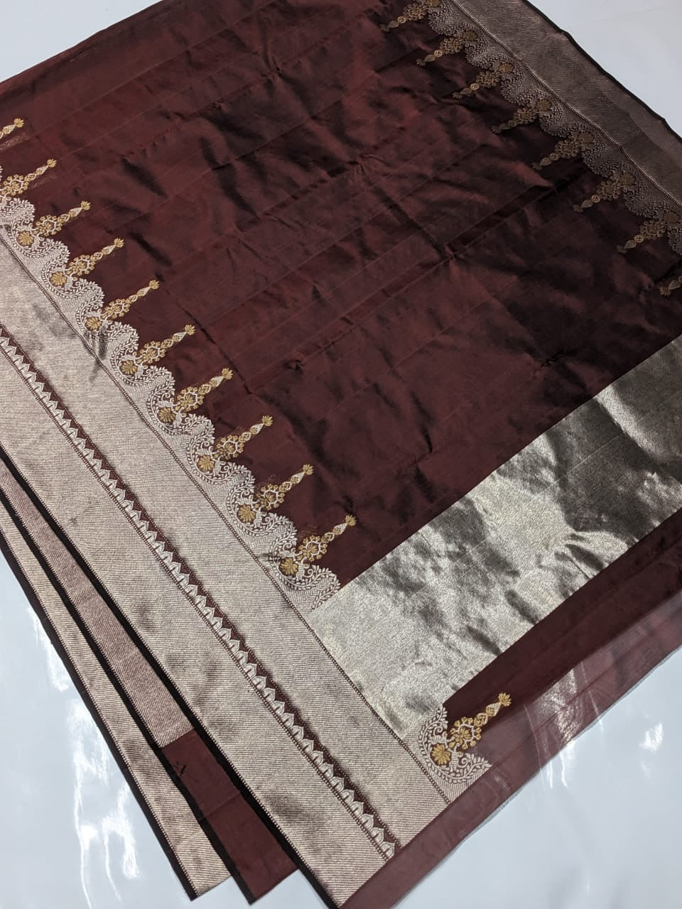 Samantha Style Banebar Chanderi Handloom Saree